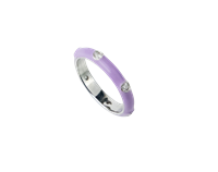 Ring Artigianale Woman nanà in Silver Moissanite